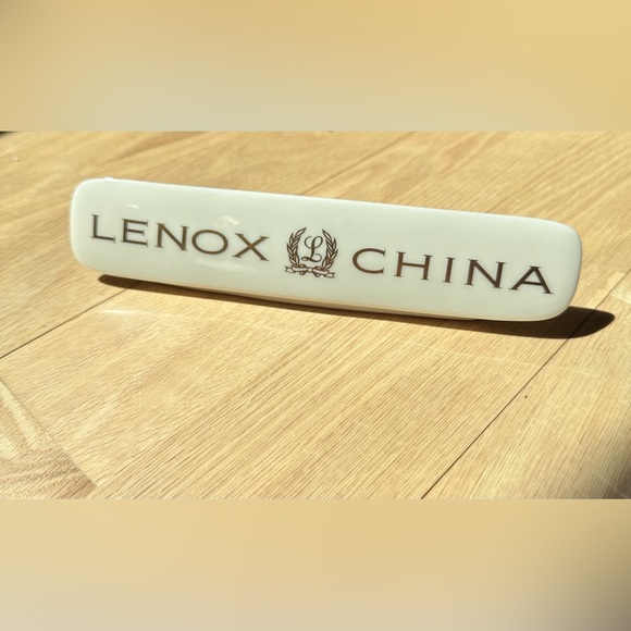 Lenox China Porcelain Display Sign - Picture 7 of 8